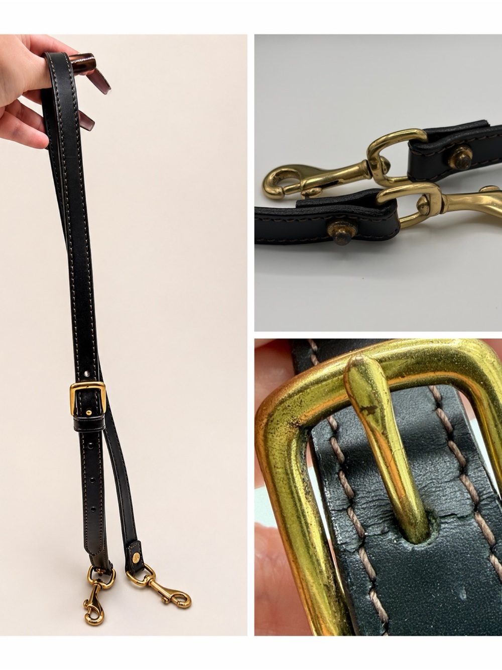 Vintage Dooney & Bourke Vintage Black Canvas & Leather Satchel Demin/Leather✨✨ - Picture 9 of 14
